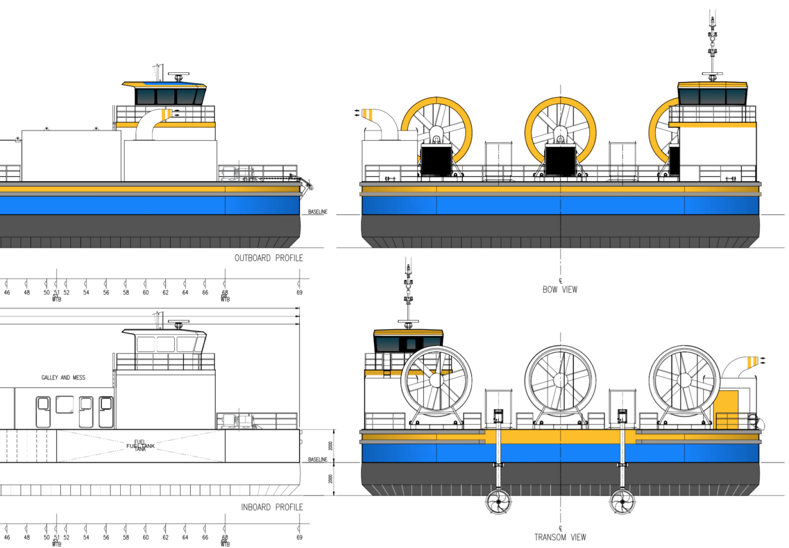 Self-Propelled Air Cushioned Barge Project Management